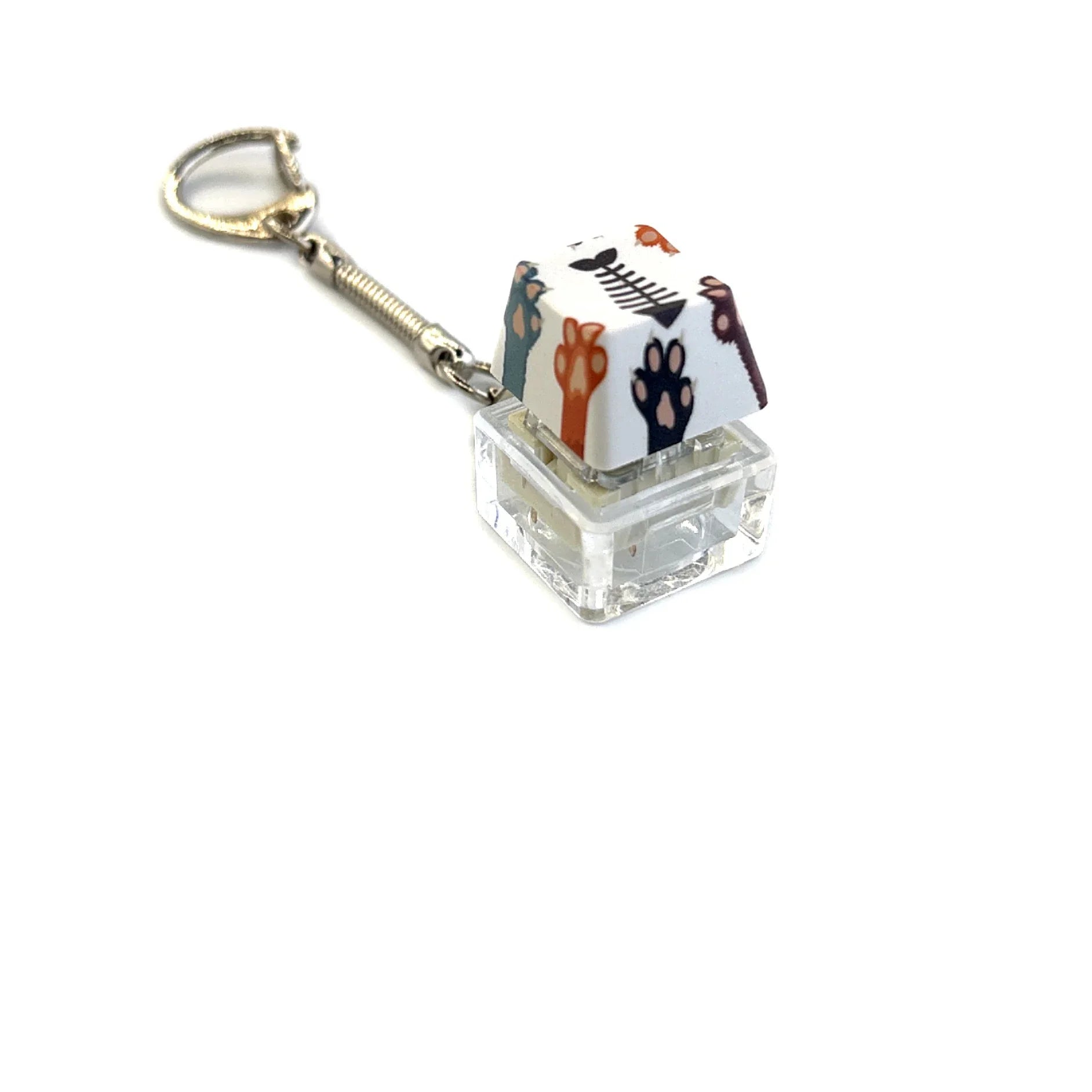 Decompression Keychain Keyboard Button