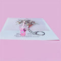 Mini Luminous Fruit Bubble Tea Cup Keychain