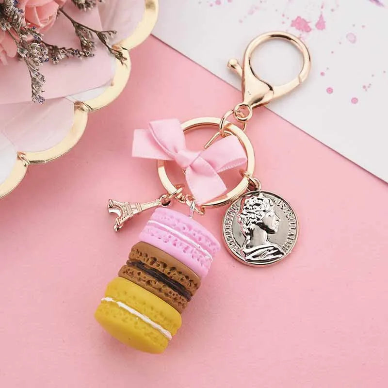 Macaron Cake Tower Keychain