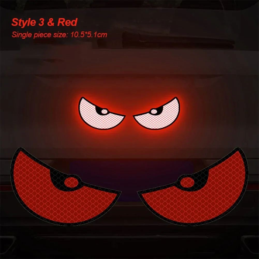 2pcs Car Reflective Safety Warning Tape