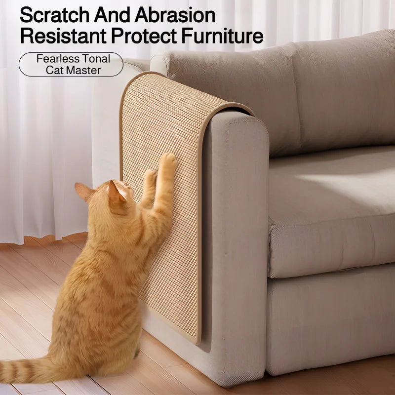 Cat Sisal Mat Furniture Wall