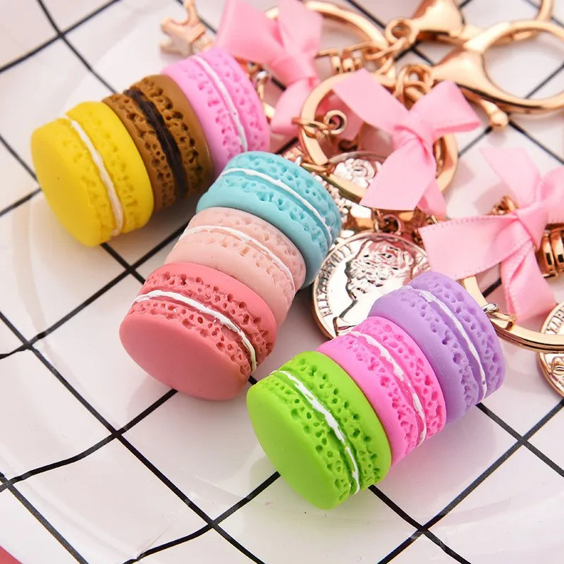 Macaron Cake Tower Keychain