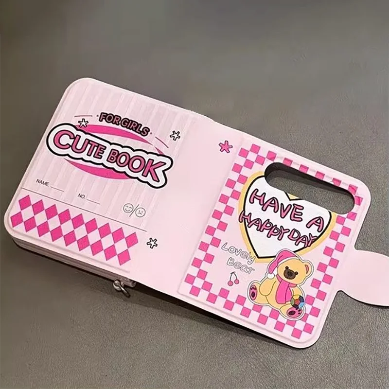 For Samsung Galaxy Z Flip5/Galaxy Z Flip6 Cute Case Notebook Korean Style