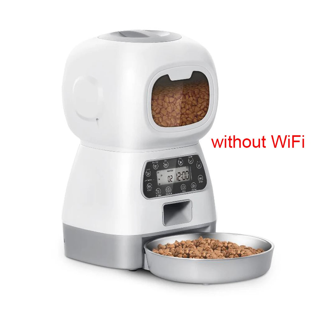 3.5L Automatic Pet Feeder For Cats WiFi Smart