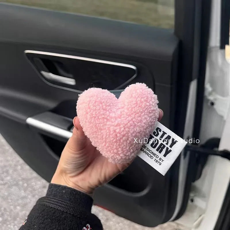 2pcs Cute Retro Red Heart Car Seat Back