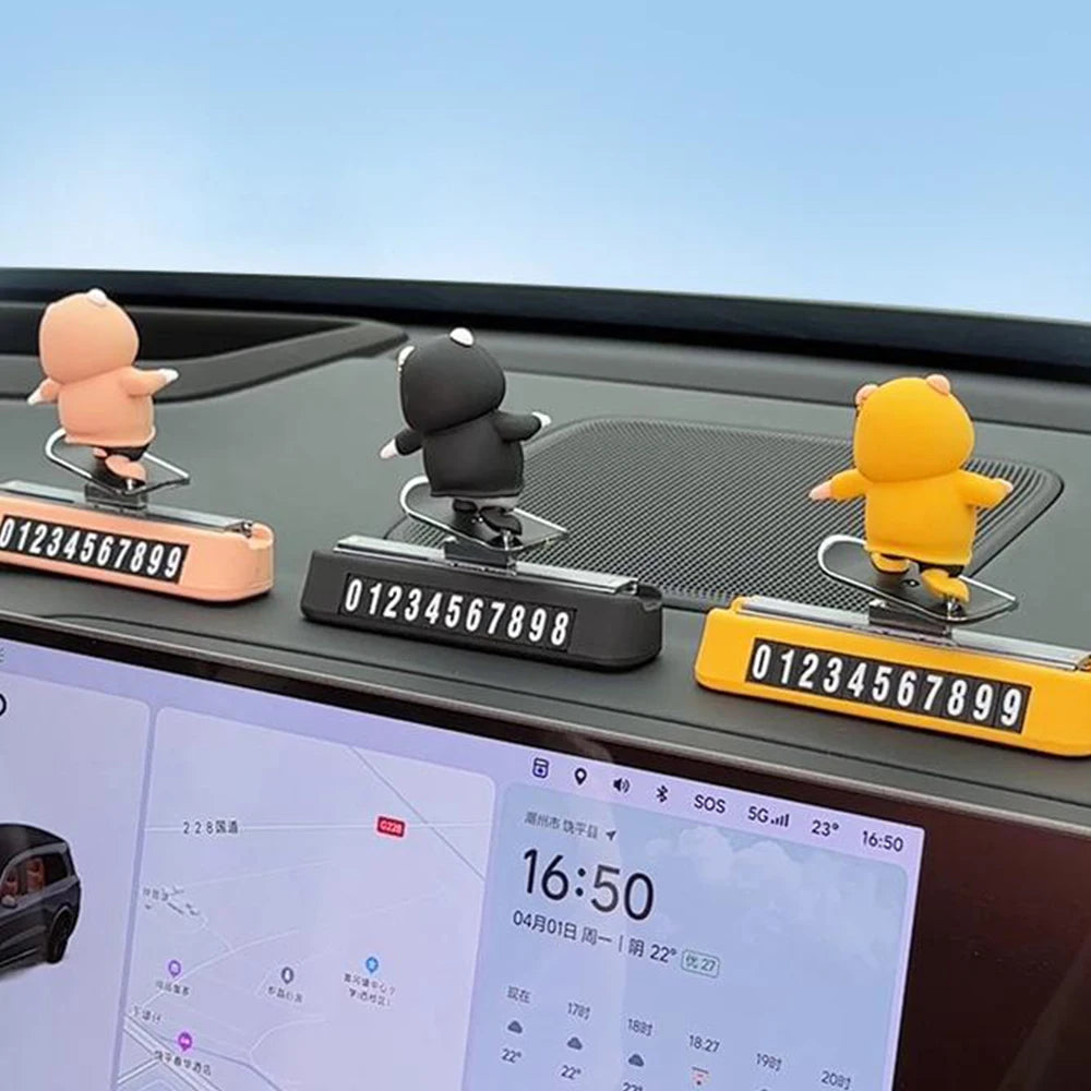 Magnetic Parking Number Plate