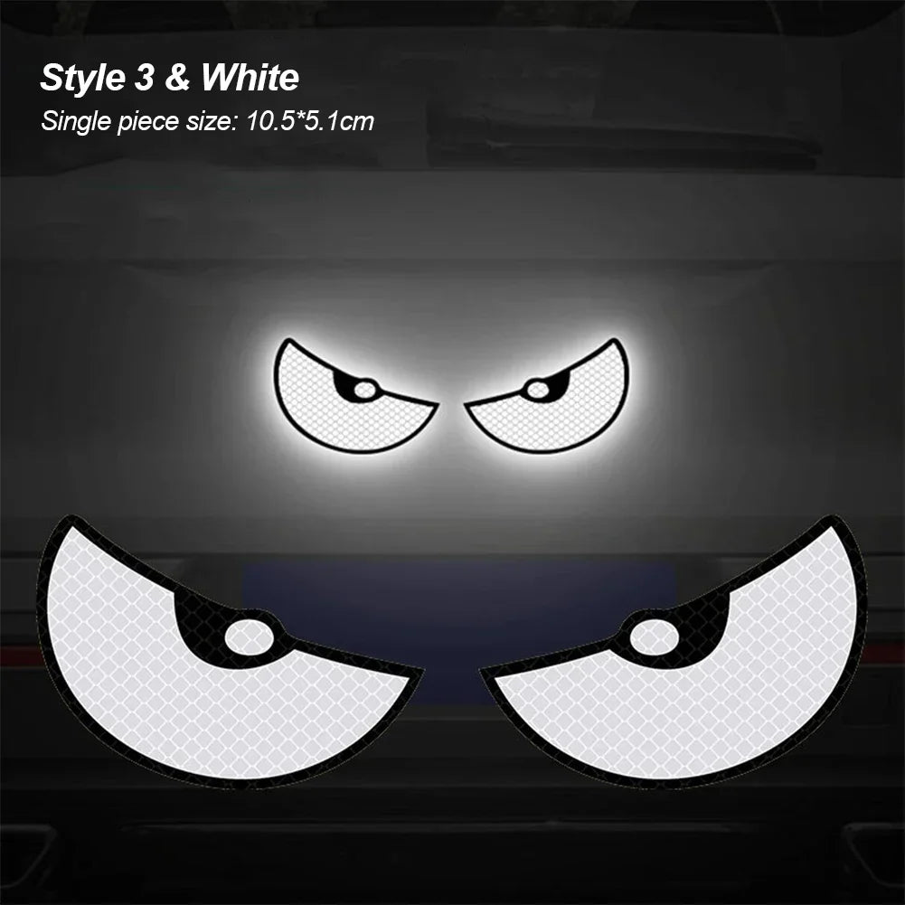 2pcs Car Reflective Safety Warning Tape