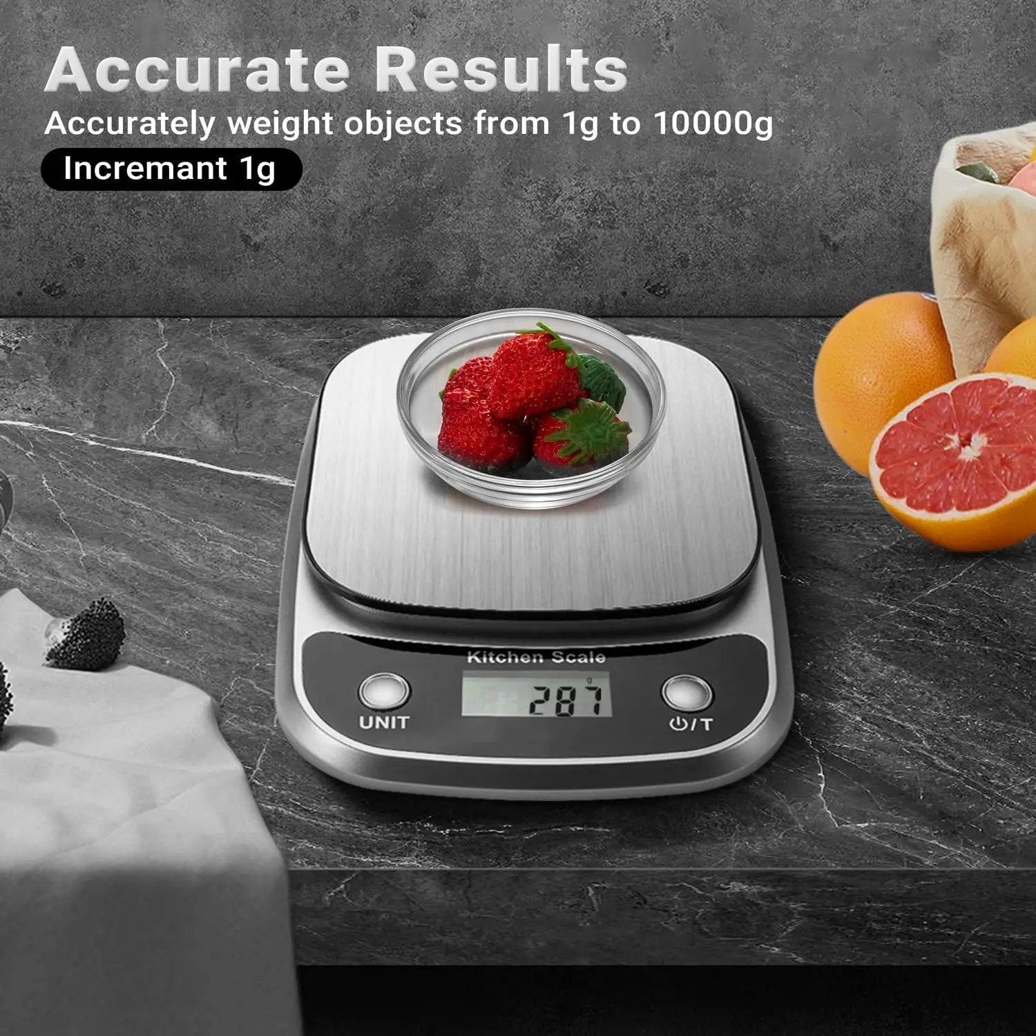 Digital Kitchen Scale Stainless Steel