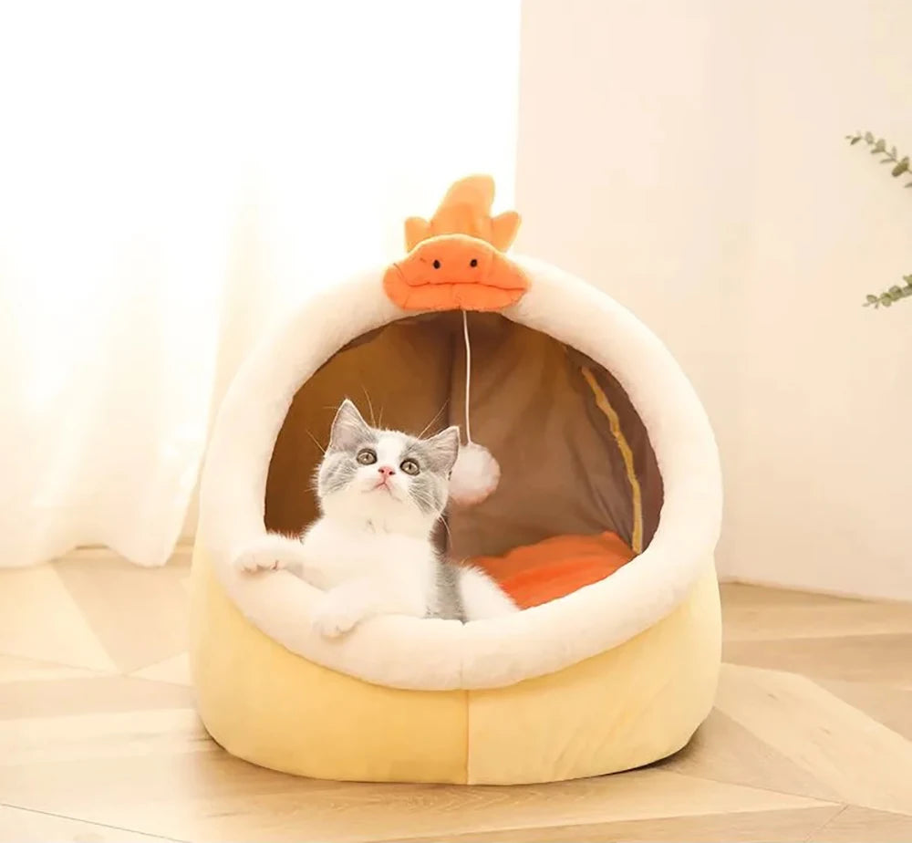 Deep Sleep Cat Bed Cartoon