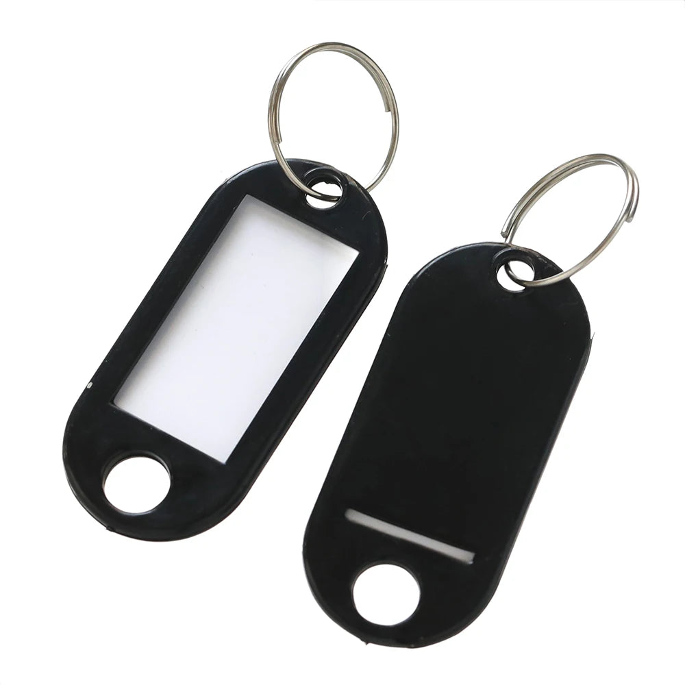 10/50Pcs Colors Plastic Key Tags