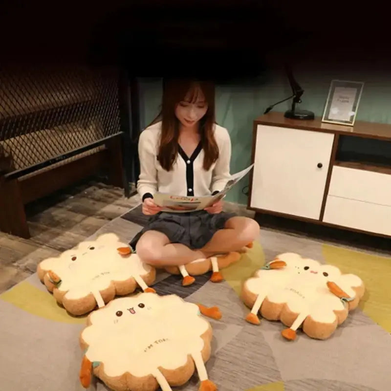 Simulation Bread Toast Cushion