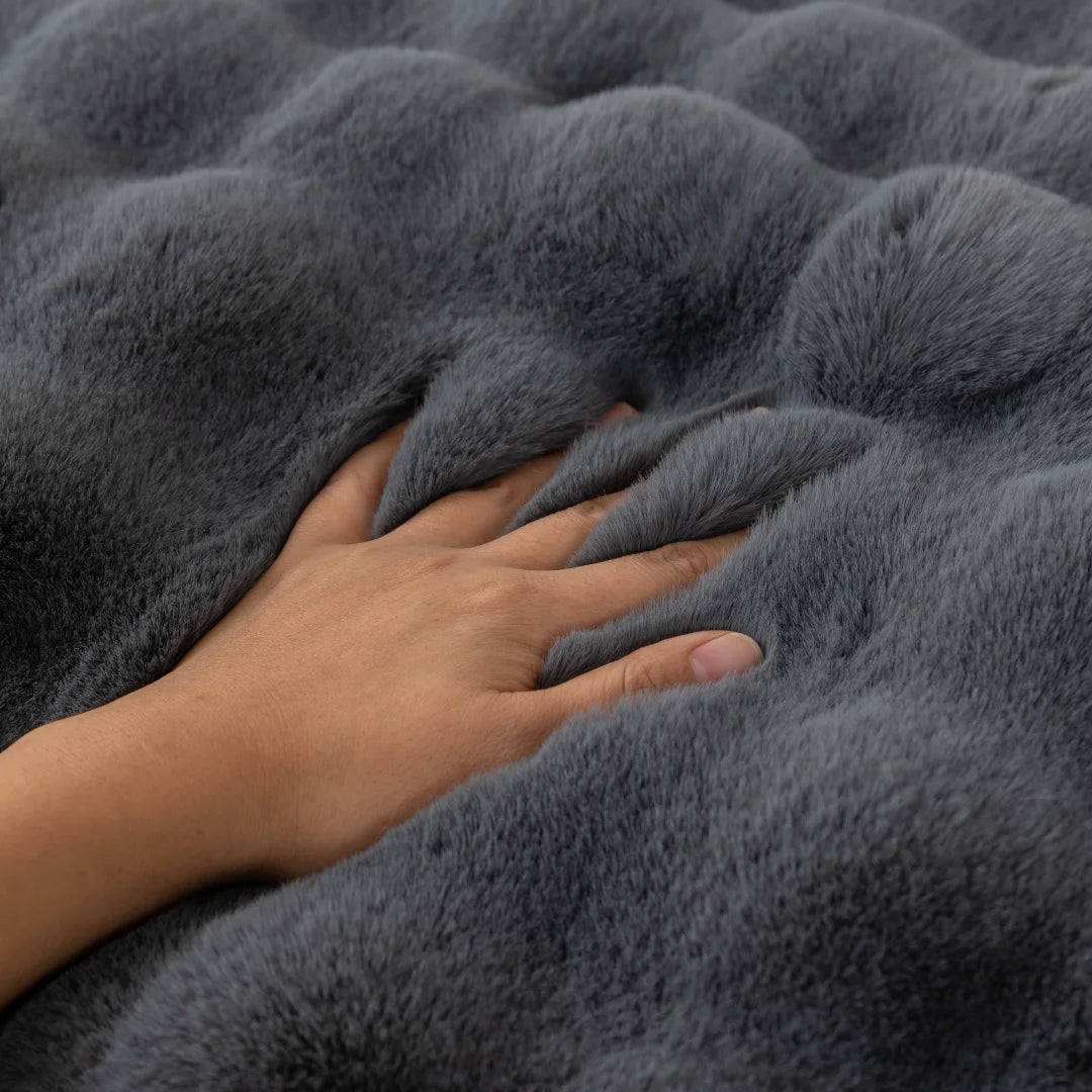 Thicken Imitation Rabbit  Sofa Slipcover