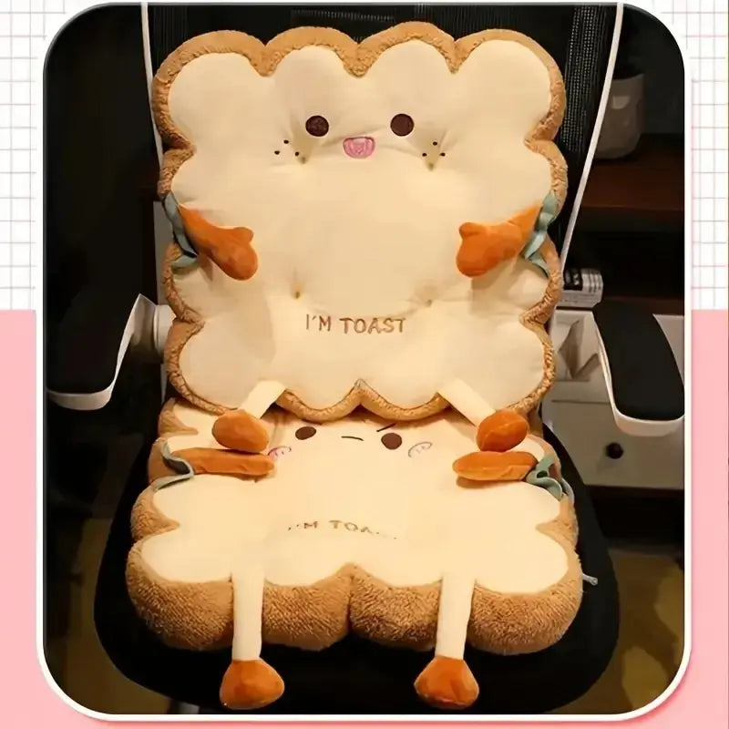 Simulation Bread Toast Cushion