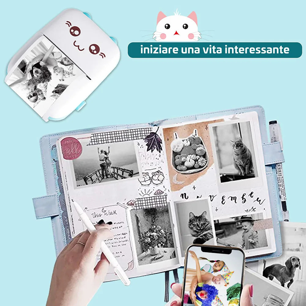 Portable Mini Bluetooth Wrong Printer Mobile Phone Photo