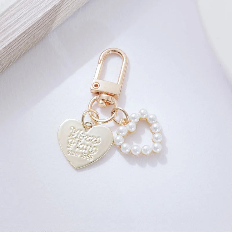 Cute Pearl Keychain