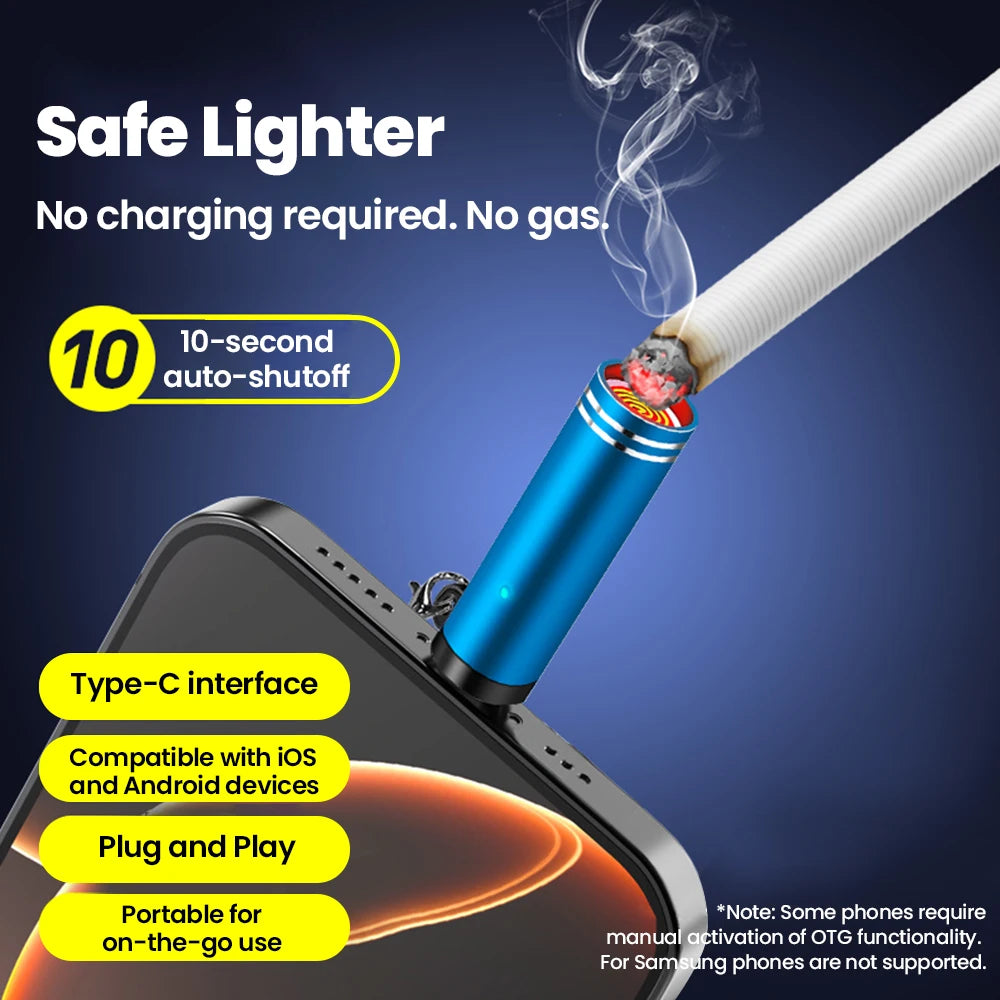 Type-C Mobile Cigarette Lighter