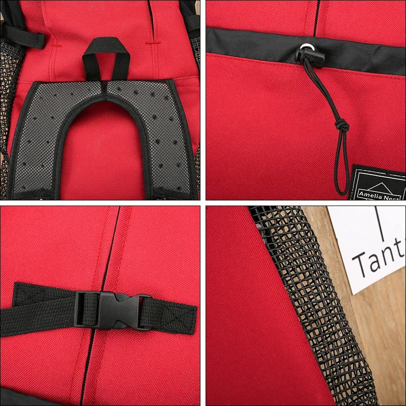 Strong Nylon Dog Carrier Backpack for Small Medium Dogs