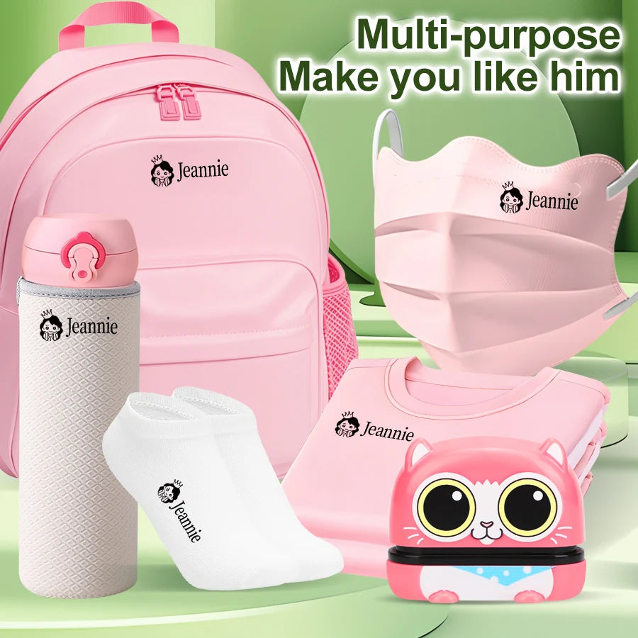 ‌Personalized Baby Name Stamp Set