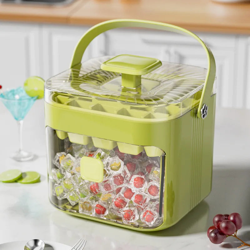 Press Ice Cube Tray Large Capacity Ice Ball Maker Home Use mini Portable food grade