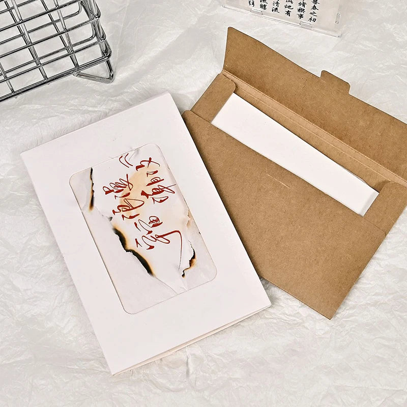 Flame Burning Greeting Card