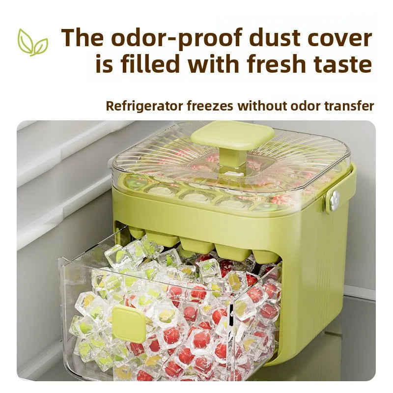 Press Ice Cube Tray Large Capacity Ice Ball Maker Home Use mini Portable food grade