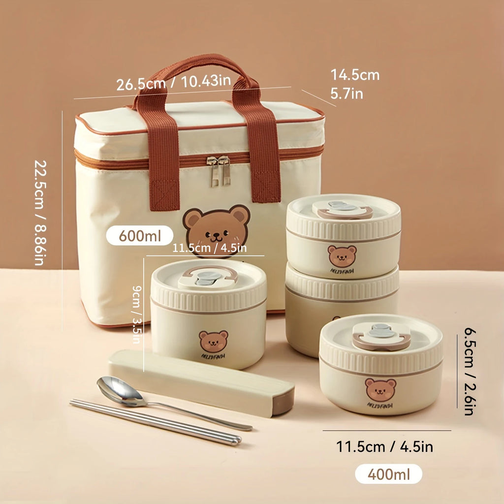 Portable Insulated Lunch Box 304 Stainless Steel