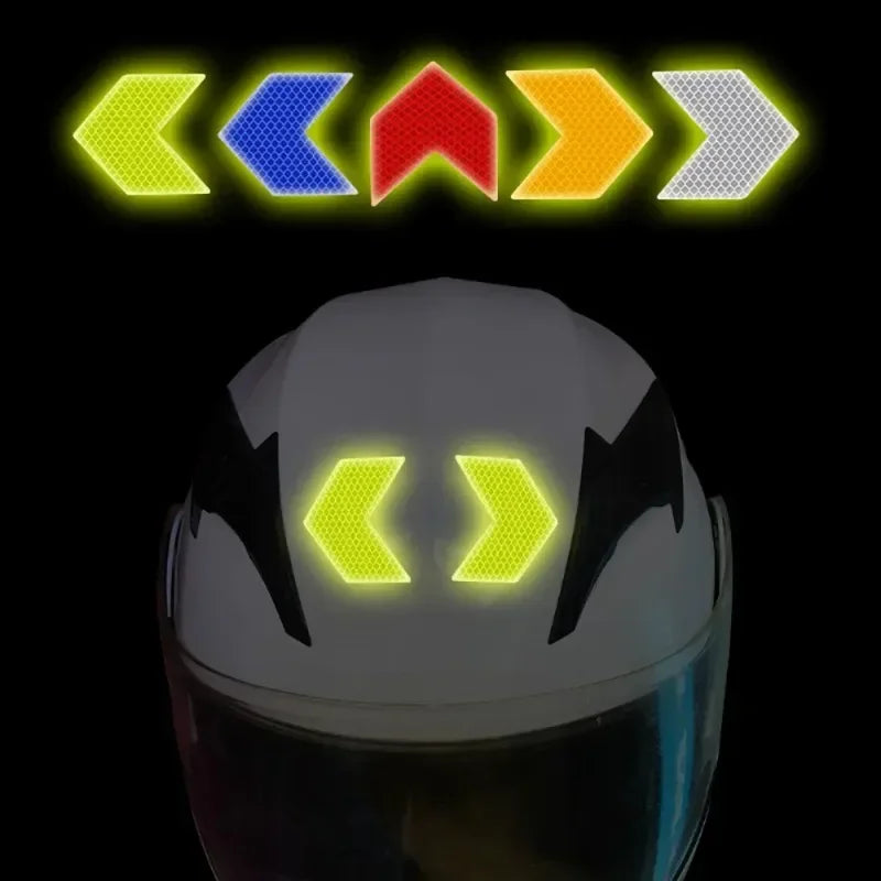 10 Pcs/Set Car Sticker Reflective Arrow Sign