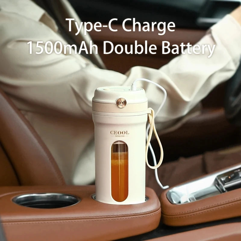 Mini Portable Electric Juicer Blender