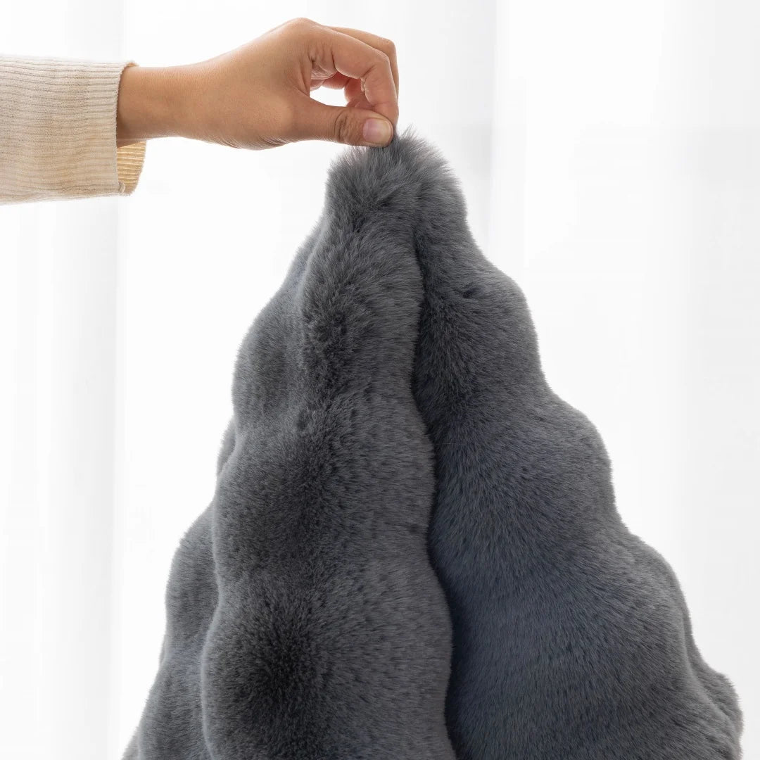 Thicken Imitation Rabbit  Sofa Slipcover