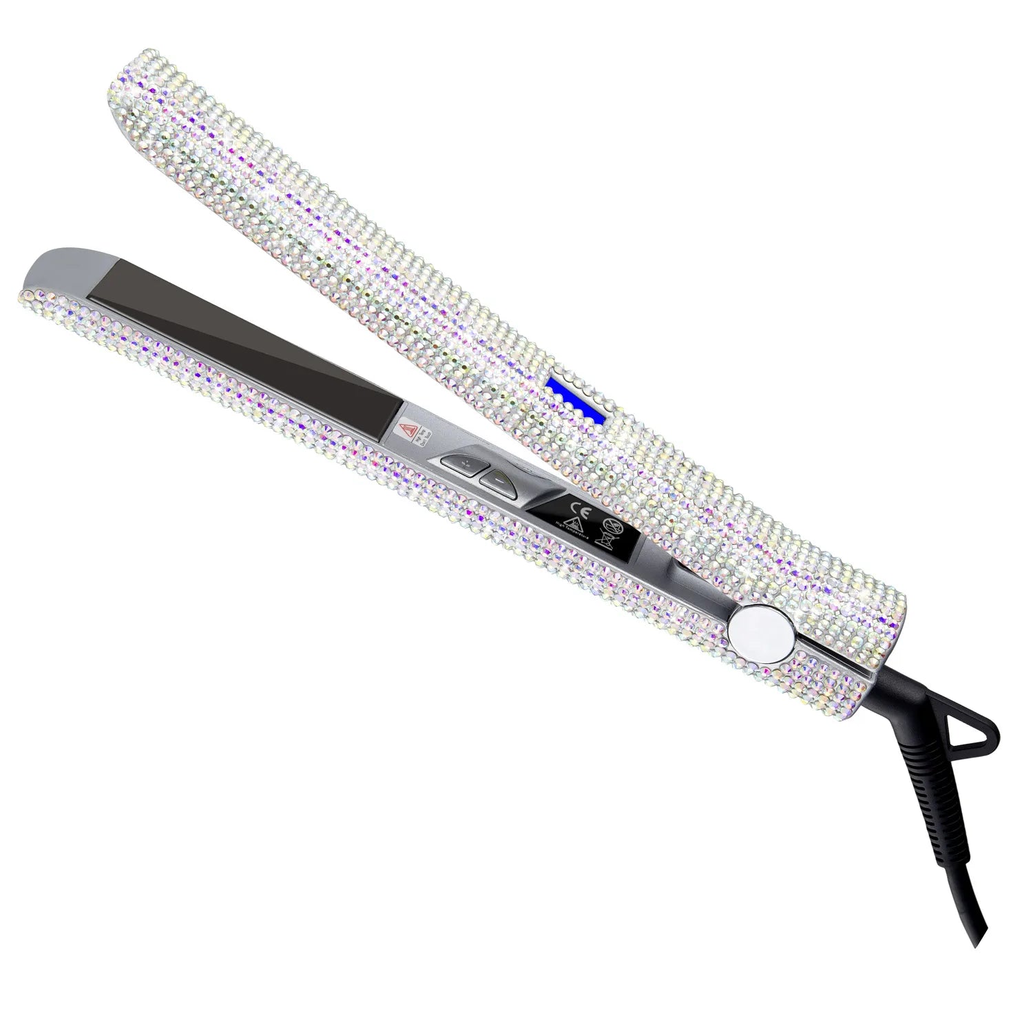 Hair Straightener Rhinestone Ceramic Flat Iron