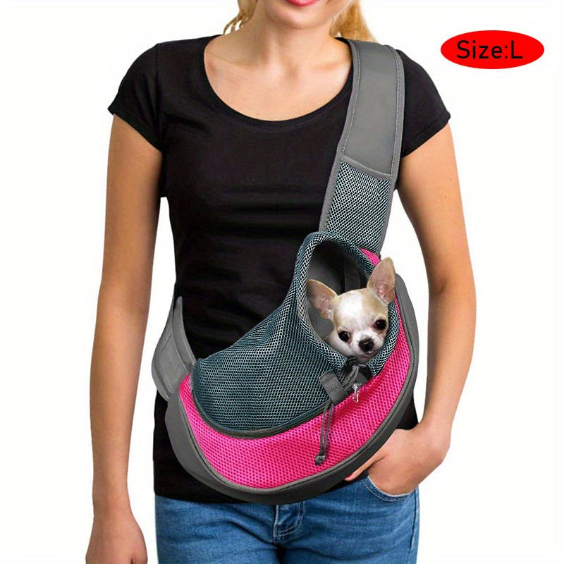 Reflective Pet Sling Carrier Breathable