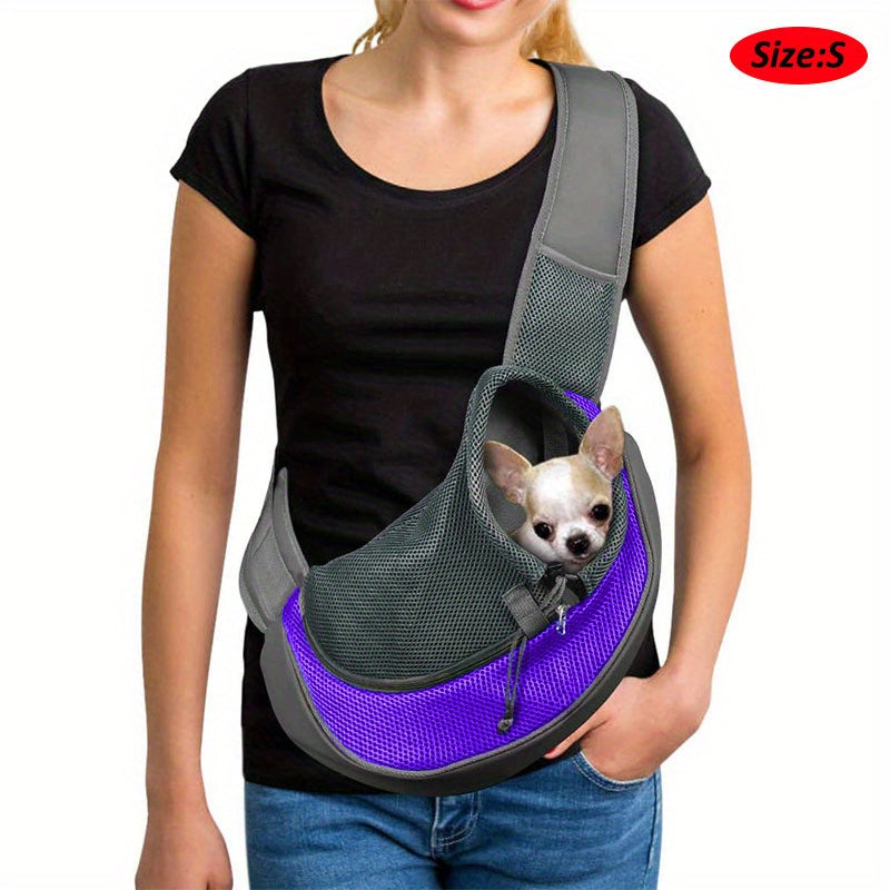 Reflective Pet Sling Carrier Breathable