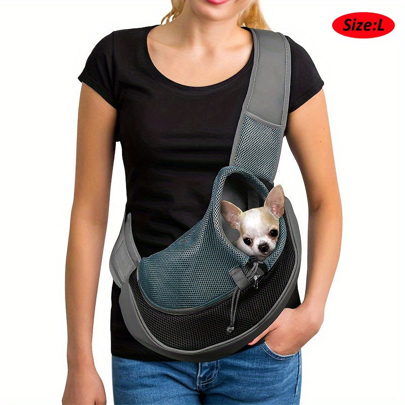 Reflective Pet Sling Carrier Breathable