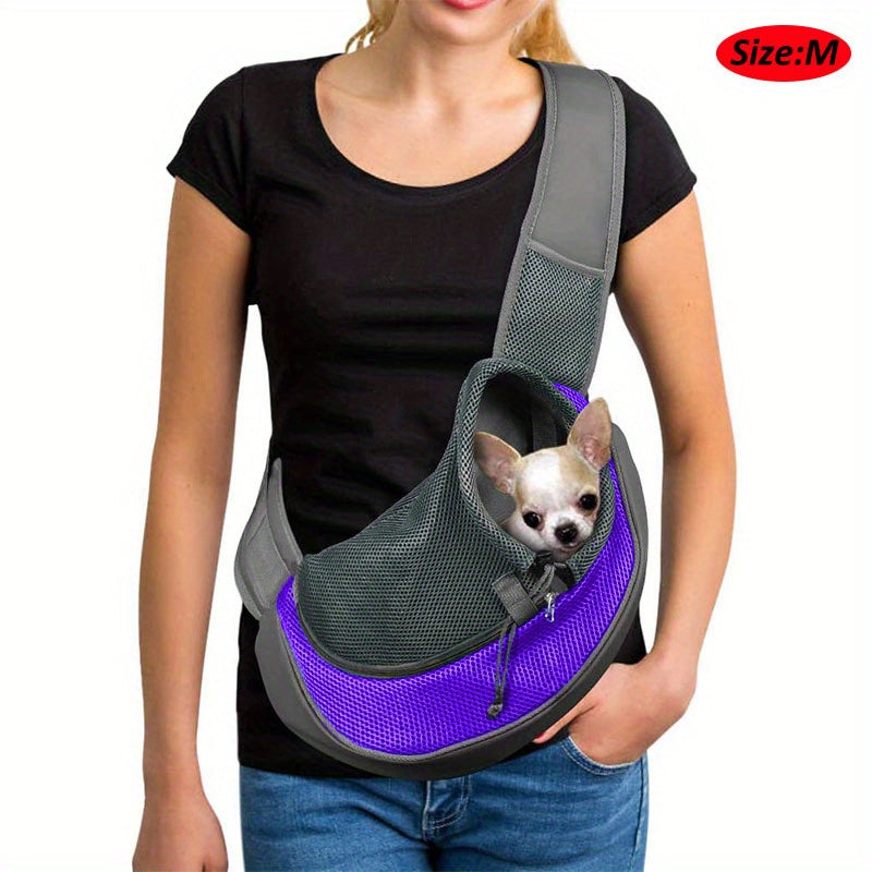 Reflective Pet Sling Carrier Breathable